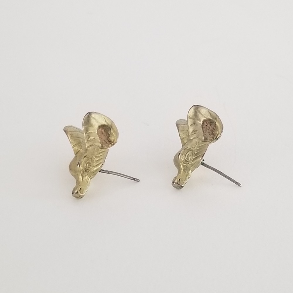 Dragon Head Earrings - image 2